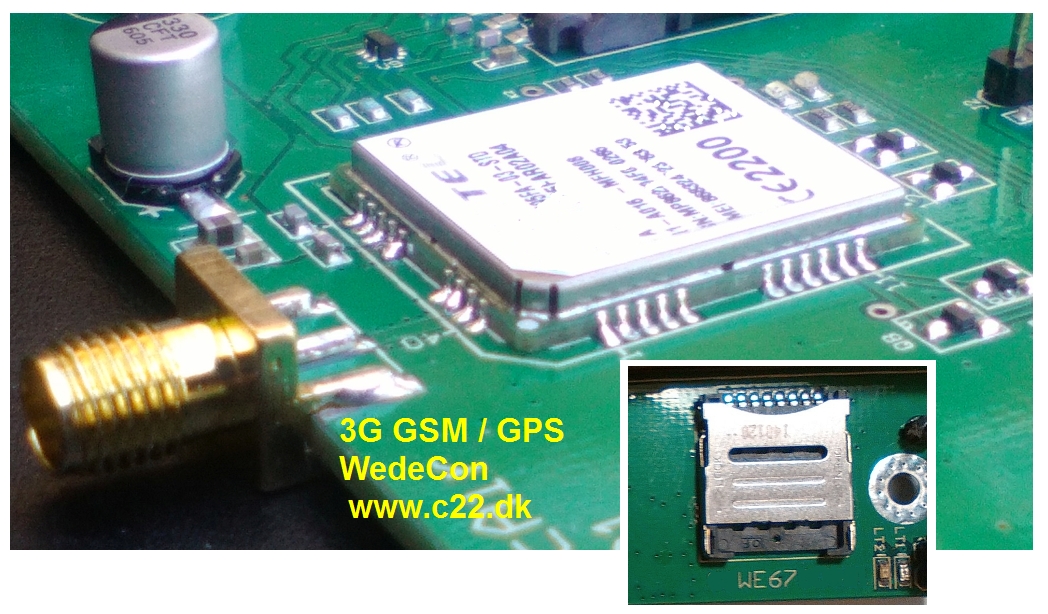 3G GSM module Development elektronikudvikling